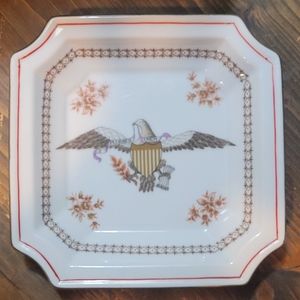 PORCELAIN DISH - USA EAGLE